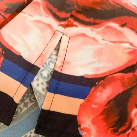 Cynthia Rowley Super Colorful Floral Dressy Tank-M - Picture 6 of 7